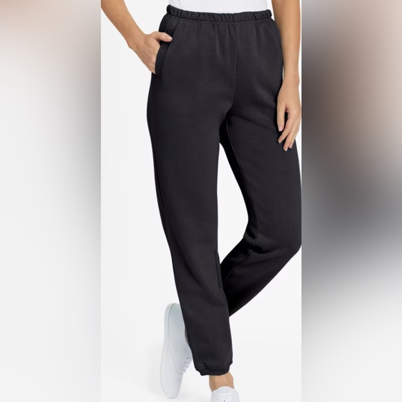 Blair better than basic Sweatpants PS small petite black joggers - Picture 1 of 4